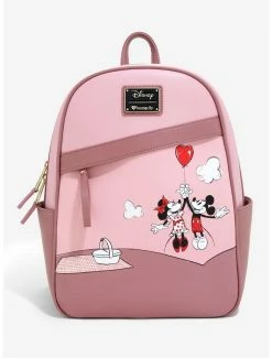 Mini Backpacks Loungefly Disney Mickey Mouse And Minnie Mouse Balloon Mini Backpack - BoxLunch Exclusive