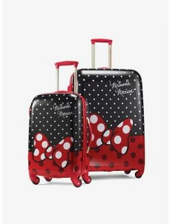 Disney Minnie Mouse Red Bow 28 Inch Spinner Hardside Luggage -Bowie Shop 12550907 av2