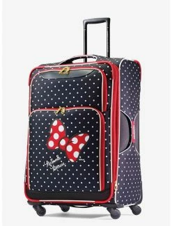 Bowie Shop 13 Disney Minnie Mouse Red Bow 28 Inch Spinner Softside Luggage