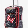 Disney Minnie Mouse Red Bow Carry On Spinner Softside Luggage -Bowie Shop 12550913 hi