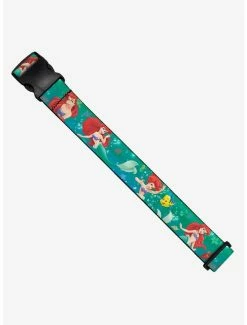 Disney Ariel Flounder Poses Luggage Strap