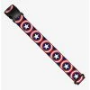 Marvel Captain America Shield Repeat Navy Luggage Strap -Bowie Shop 12912245 hi