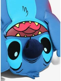 Backpacks Loungefly Disney Lilo & Stitch Upside Down Figural Mini Backpack - BoxLunch Exclusive -Bowie Shop 14334240 av4