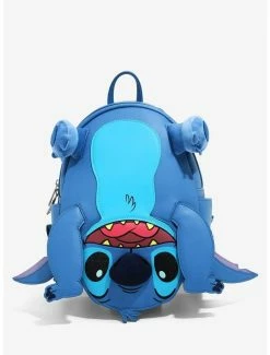 Bowie Shop 17 Backpacks Loungefly Disney Lilo & Stitch Upside Down Figural Mini Backpack - BoxLunch Exclusive