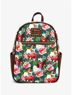 Backpacks Loungefly Disney Robin Hood Characters Floral Mini Backpack - BoxLunch Exclusive