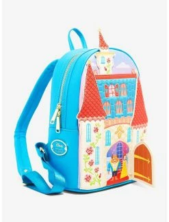 Backpacks Her Universe Disney Beauty And The Beast Swinging Door Castle Mini Backpack - BoxLunch Exclusive -Bowie Shop 15405307 av2