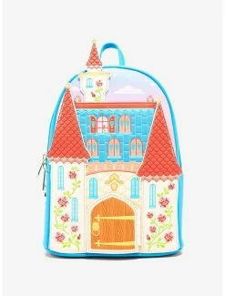 Backpacks Her Universe Disney Beauty And The Beast Swinging Door Castle Mini Backpack - BoxLunch Exclusive