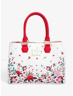 Handbags Loungefly Disney Winnie The Pooh Red & Pink Flowers Floral Handbag - BoxLunch Exclusive -Bowie Shop 15471849 av2