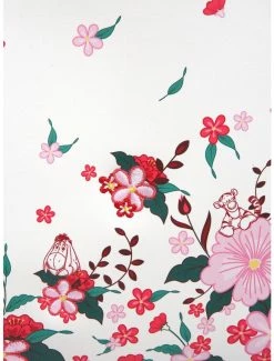 Handbags Loungefly Disney Winnie The Pooh Red & Pink Flowers Floral Handbag - BoxLunch Exclusive -Bowie Shop 15471849 av3