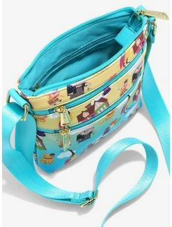 Crossbody Bags Loungefly Disney Pixar Up Characters Allover Print Crossbody - BoxLunch Exclusive -Bowie Shop 15472005 av2