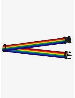 Rainbow Print Luggage Strap
