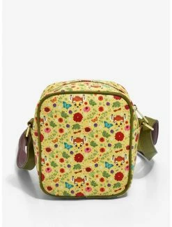 Crossbody Bags Loungefly Disney Bambi Floral Portrait Allover Print Crossbody Bag -Bowie Shop 16051466 av2