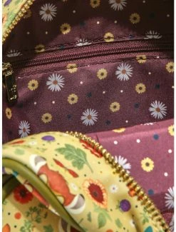 Crossbody Bags Loungefly Disney Bambi Floral Portrait Allover Print Crossbody Bag -Bowie Shop 16051466 av3