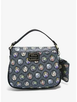 Crossbody Bags Loungefly Disney Villains Chibi Portraits Crossbody Bag & Coin Purse Set - BoxLunch Exclusive -Bowie Shop 16051783 av3