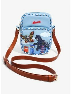 Crossbody Bags Godzilla Mothra & Godzilla Crossbody Bag - BoxLunch Exclusive -Bowie Shop 16196622 av2