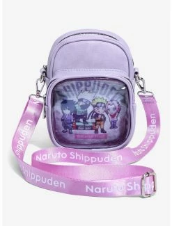 Crossbody Bags Naruto Shippuden Chibi Team 7 Pin Collector Crossbody Bag - BoxLunch Exclusive