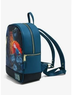 Backpacks Loungefly Disney Pixar Brave Merida & DunBroch Bears Mini Backpack - BoxLunch Exclusive -Bowie Shop 16196644 av2