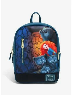 Backpacks Loungefly Disney Pixar Brave Merida & DunBroch Bears Mini Backpack - BoxLunch Exclusive