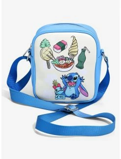 Crossbody Bags Loungefly Disney Lilo & Stitch Snacktime With Stitch Crossbody Bag - BoxLunch Exclusive