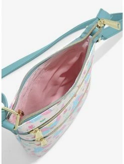 Crossbody Bags Loungefly Disney Dumbo Floral Allover Print Crossbody Bag - BoxLunch Exclusive -Bowie Shop 16531267 av2