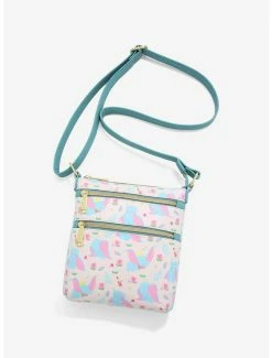 Crossbody Bags Loungefly Disney Dumbo Floral Allover Print Crossbody Bag - BoxLunch Exclusive