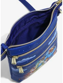 Crossbody Bags Loungefly Disney Aladdin Group Portrait Crossbody Bag - BoxLunch Exclusive -Bowie Shop 16896837 av2