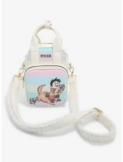 Crossbody Bags Disney Pixar Up Group Portrait Striped Crossbody Bag - BoxLunch Exclusive
