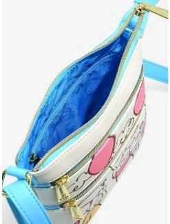 Crossbody Bags Loungefly Disney Winnie The Pooh Piglet & Pooh With Balloons Sketch Crossbody Bag - BoxLunch Exclusive -Bowie Shop 16966373 av2