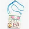 Crossbody Bags Loungefly Disney Winnie The Pooh Piglet & Pooh With Balloons Sketch Crossbody Bag - BoxLunch Exclusive