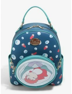 Backpacks Studio Ghibli Ponyo Sleeping Ponyo In Bubble Mini Backpack & Crossbody Bag Set - BoxLunch Exclusive