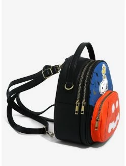 Mini Backpacks Peanuts Snoopy & Woodstock The Great Pumpkin Convertible Light-Up Mini Backpack - BoxLunch Exclusive -Bowie Shop 17669782 av2