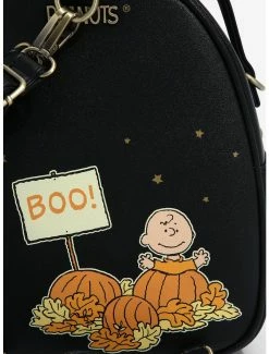 Mini Backpacks Peanuts Snoopy & Woodstock The Great Pumpkin Convertible Light-Up Mini Backpack - BoxLunch Exclusive -Bowie Shop 17669782 av4