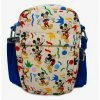 Crossbody Bags Disney Mickey Mouse Action Poses Confetti Collage Cross Body Bag -Bowie Shop 19621584 hi