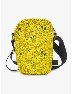 Crossbody Bags Disney Mickey Mouse Icon Doodles Collage Cross Body Bag -Bowie Shop 19621592 av2