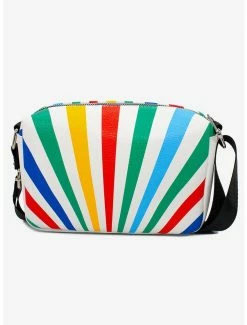 Crossbody Bags Disney Mickey Mouse Smiling Sunburst Rays Pose Cross Body Bag -Bowie Shop 19621604 av2