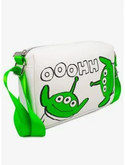 Crossbody Bags Disney Pixar Toy Story Alien Faces Ooohh Pose Cross Body Bag -Bowie Shop 19621622 av1
