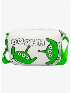 Crossbody Bags Disney Pixar Toy Story Alien Faces Ooohh Pose Cross Body Bag -Bowie Shop 19621622 av2