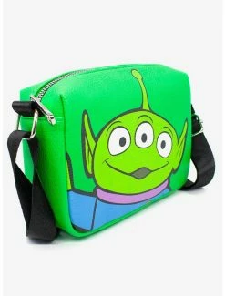 Crossbody Bags Disney Pixar Toy Story Alien Smiling Close Up Pose Cross Body Bag -Bowie Shop 19621624 av1