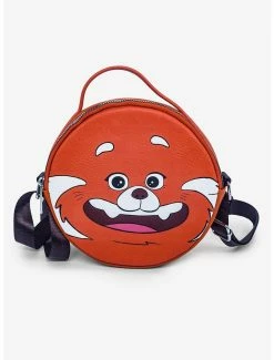 Crossbody Bags Disney Pixar Turning Red Panda Mei Smiling Face Close Up Cross Body Bag