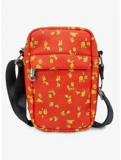 Crossbody Bags Disney Winnie The Pooh Stretch Poses Scattered Cross Body Bag