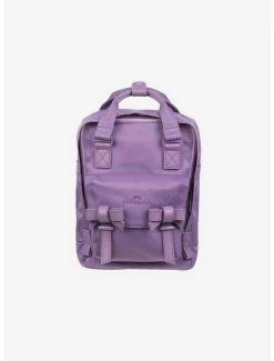 Backpacks Doughnut Macaroon Mini Ribbon Series Purple Tulip Mini Backpack