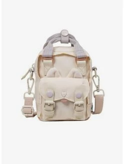 Crossbody Bags Doughnut Macaroon Tiny Fairies And Friends Series Sheer Pink X Powder Purple Crossbody