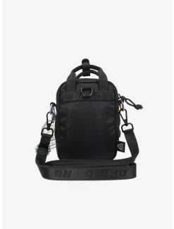 Crossbody Bags Doughnut Macaroon Tiny Gamescape Series Black Crossbody -Bowie Shop 19632416 av2