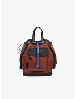 Handbags Doughnut Pyramid Tiny Gamescape Series Blood Orange Convertible Bag