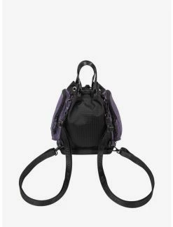 Handbags Doughnut Pyramid Tiny Gamescape Series Purple Pansy Convertible Bag -Bowie Shop 19632450 av2