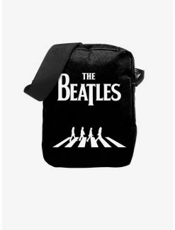 Crossbody Bags Rocksax Beatles Abbey Road Black And White Crossbody Bag