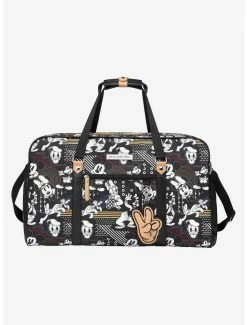 Luggage Petunia Pickle Bottom Disney Mickey & Friends Trek Overnight Travel & Hospital Bag
