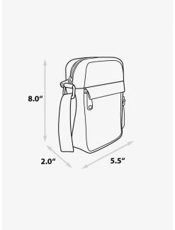 Crossbody Bags Disney Pixar Lightyear Star Command Spaceship Schematic Vegan Leather Crossbody Bag -Bowie Shop 20212414 av3