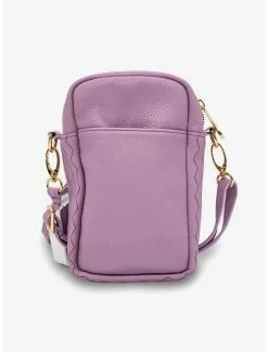 Crossbody Bags Disney Minnie Mouse Bow Chevron Vegan Leather Crossbody Bag -Bowie Shop 20212420 av2