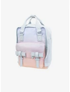 Luggage Doughnut Macaroon Mini Sky X Ribbon Blue Lotus Mini Backpack -Bowie Shop 20483779 av2